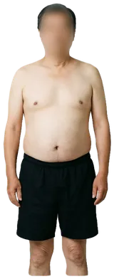 Average sedentary man, 40