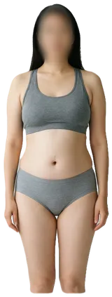 Average sedentary woman, 35