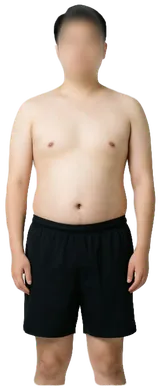 Average sedentary man, 25