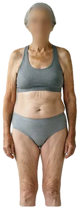 Average sedentary woman, 60