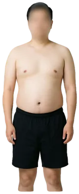 Average sedentary man, 30