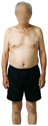 Average sedentary man, 70