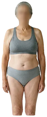 Average sedentary woman, 55