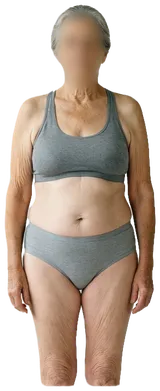 Average sedentary woman, 50