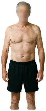 Average physically active man, 50
