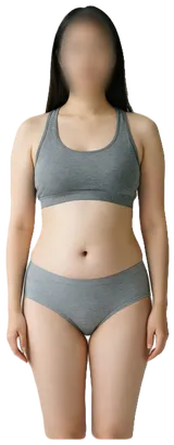 Average sedentary woman, 25