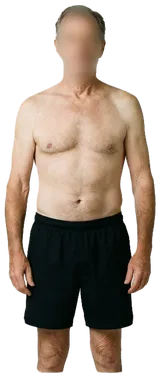 Average physically active man, 40